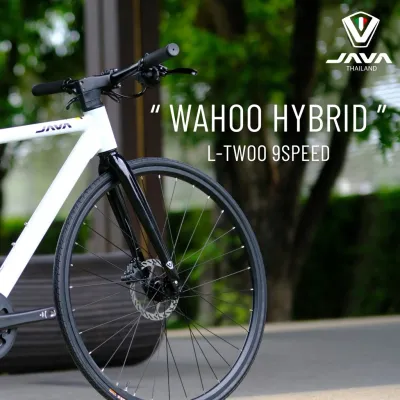 Java Wahoo Hybrid เฟรมอลู รูปทรงทันสมัย สวยงาม เหมาะกับนักปั่นทุกกลุ่ม ดิสเบรคน้ำมันไฮดรอลิค ชุดขับ 𝗟-𝗧𝘄𝗼𝗼 𝗔𝟱 𝟵𝘀𝗽𝗲𝗲𝗱