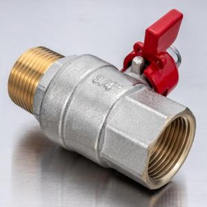 Thực tế pn30 Brass Vòng van 1 inch cấu trúc vững chắc cho cấp nước hệ thống sưởi ấm và sử dụng công nghiệp