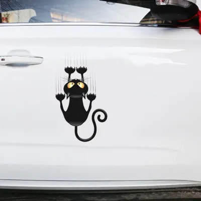 Decal Mẫu Thú Cưng Mèo 3D Trang Trí Ô Tô Xe Hơi Xe Máy