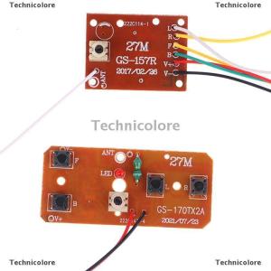 [COD] Technicolore แผงวงจรรับส่งสัญญาณ PCB แผงวงจรควบคุมระยะไกลแบบ4CH อุปกรณ์เสริมสำหรับรถยนต์
