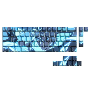 Ergonomic Anime Themed Keycap Set 74 Keys for 61 67 68 Mechanical Keyboards Keycaps PBT Gaming Keyboards Gift