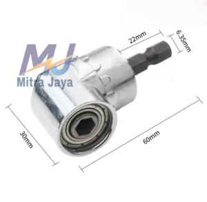 Drill Extension L-Shape Hex Bit Socket Ekstensi Mata Bor 1/4 Inch 105
