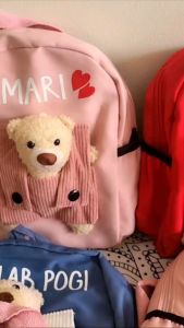 PEROSNALISED KIDS BEAR BACKPACK