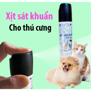 Xịt sát khuẩn chuồng chó mèo sát trùng khử mùi thú cưng 300ml