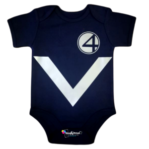Fantastic Four Superhero Baby Onesie 0–12M | Cotton Bodysuit Monthly Outfit for Newborn Baby Boys & Girls | Baby Onesies PH