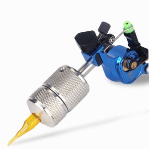 PTK52 มือจับลายพิมพ์ ด้ามจับเครื่องสัก 22/25/30มม. ออกแบบตามหลักสรีรศาสตร์ ด้ามจับสแตนเลสสำหรับสัก อุปกรณ์เสริมหลอด กันลื่น มือจับเครื่องล็อคตัวเอง ศิลปะบนร่างกาย