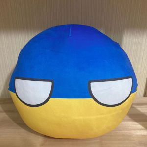 BEIBEI UK JAPAN Cute FRANCE RUSSIA MINI Ball Toy USA Gift USSR Jewelry Key Chain Keychain Country Ball Plush Pendant Polandball Plush Keyring Country Ball Toy