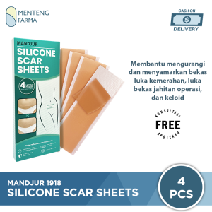Silicone Scar Sheets Mandjur - Plaster penghilang bekas luka keloid