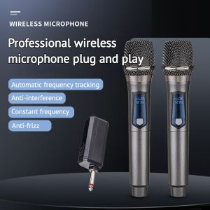 Outdoor Conference Handheld Microphone One Tow Two Stage Wireless Home Karaoke