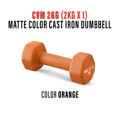 SellinCost FEXPERT 1pc 1kg-5kg Ladies Neoprene Dumbbell Matt Coated Dumbell Matte Dumb Bell Women Color Aerobic Fitness Yoga Zumba Dumbell Weight Lifting Besi Angkat Berat Alatan Angkat Berat CVM 有氧健身瑜伽橡胶哑铃
