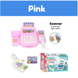 ~Ship From KL~ Cashier Machine Toys Pretend Play Set Supermarket Cash Register Casher Mainan Budak Perempuan Lelaki Toy