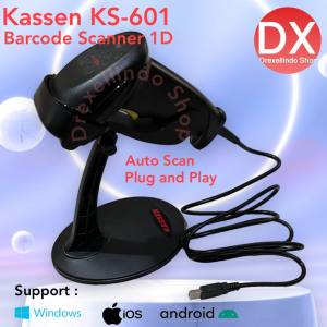Barcode Scanner 1D Kassen KS-601 auto scan WITH STAND