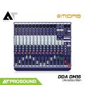 Midas DDA DM16 มิกเซอร์อนาล็อก 12 แชนแนล เสียบไมค์ได้ 12 ช่อง 2 Aux มอนิเตอร์ AT Prosound. 