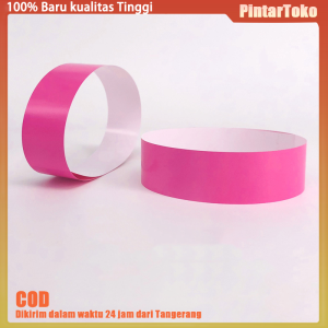 Paket Berisi 100 Pcs Gelang Tiket PVC Sekali Pakai Tali Pergelangan Acara Event