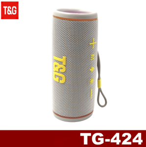 T&G TG-424 Portable Bluetooth RGB Speaker Wireless V5.3 2400mAh support TF Card USB AUX In & FM Radio HiFi Bass Sound