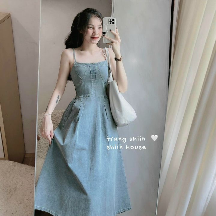 Váy yếm bò 2 dây | Shopee Việt Nam