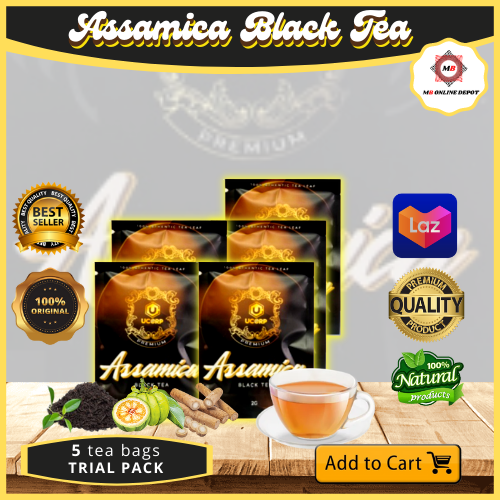 BEST SELLER ORIGINAL ASSAMICA BLACK TEA (TRIAL PACK 5 SACHETS) SUPER