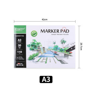 Radius K marker pen drawing book 30 Sheet A3/A4/A5 Professional Marker Paper Spiral Sketch Notepad Book Painting Drawing Artist Supplies
