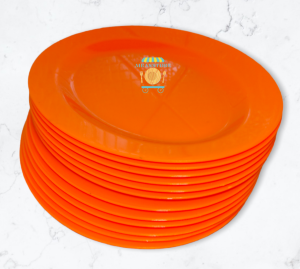 COD PIRING PLASTIK MURAH 12 PCS / 1 LUSIN PIRING MAKAN PLASTIK MIKA GRATIS ONGKIR