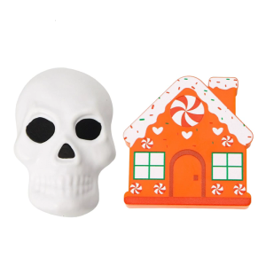 Halloween Skull Cabinet Knobs Covers Furniture Handle Protectors for Kitchen Cupboard Dresser Wardrobes Handle Decoration