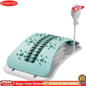 [HOM] Lumbar Support Board with Massage Points Adjustable Lumbar Spine Lounger Fitness Stretching Equipment for Home Office