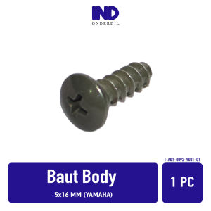 Baut-Baud Body-Bodi Cover Cacing Skrup-Sekrup 5x16-M5x16 5 x 16 mm Mio & Jupiter MX-Z-CW & Vega R & Nouvo Lama-Z & Force 1-F1ZR-F1 ZR