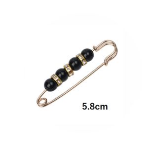 Korean Style Pearl Brooch Pin | Double Buckle Shawl Scarf Clip Women Fashion Accessories Anti Glare