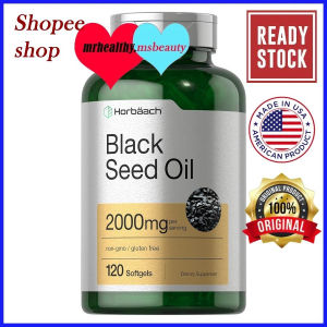Horbaach Black Seed Oil 120 Softgel - source of  6 & 9 fatty acids