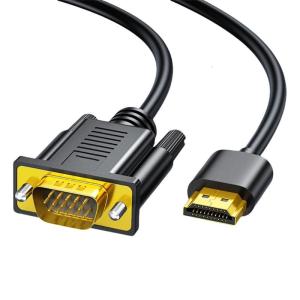 HDTV 2.0 to VGA Converters Cord High Definitions Signal Conversion Suitable for Desktop Monitor Projectors Easy Setups