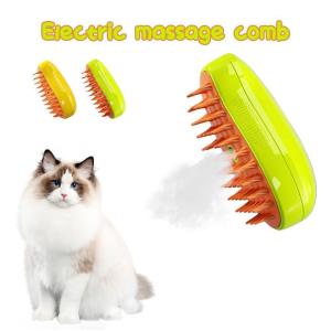 Rechargeable - Water Steam Comb Pet Massage Brush Cat Dog Rabbit Relax Water Spray Hairball Remover