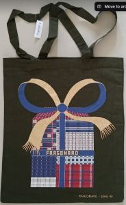 Limited Edition Fragonard Cotton Tote Bag (Olive) by Senteurs de Provence since 2004
