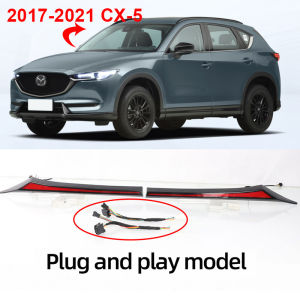 For Mazda Cx-5 Cx5 2023-2017 Led Car Rear Trunk Warning Brake Lamp Turn Signal Light ，3-In-1 With Dynamic Signal  Rear Running Lamp，Exterior product accessories