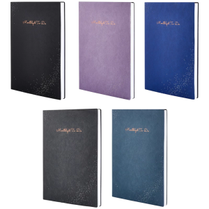 Leather Monthly Planner 18 Month Undated Notebook Softcover Notebook 200Pages Ribbon Bookmarks For Daily Scheduling