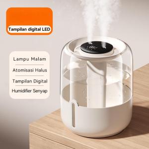 Humidifier 6.8L Ultrasonic - Air Purifier Diffuser Aromaterapi LED Night Light Type-C Dual Hole 16dB Senyap untuk
