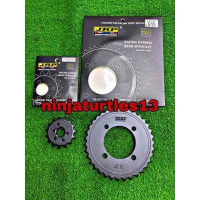 JRP 🇹🇭 sprocket *428* heavy duty full matt black lc135 rxz y110 ss2 lagenda110 srl110 y125