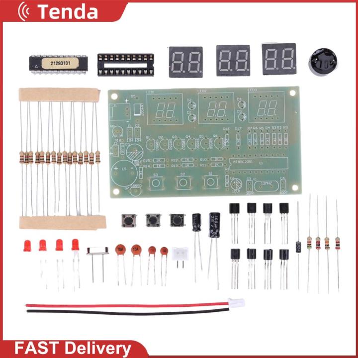 AT89C2051 Digital Clock DIY Kit 6 Bits Digital LED Display Electronic ...