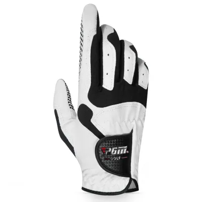 PGM Professional Golf Gloves Microfiber Cloth Fabric Breathable Non-Slip Gloves Club Swing Putting Training Gloves ST017