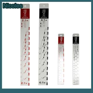 [Nicoles] Mixing Tool Standard Car Paint Ruler Suitable for Cars Paint Ruler Paint Tool