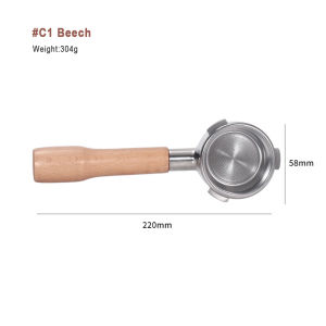 [Mr. Jam] 58mm (3หู) ก้านชงกาแฟ ด้ามชงกาแฟ หัวชงกาแฟ Bottomless Portafilter stainless 304