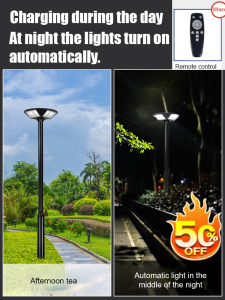 Solar Outdoor Lights Garden Lights 2025 New Home Landscape Lights Waterproof Round UFO Garden Villa Yard 太阳能飞碟庭院灯 Lampu Taman UFO Suria
