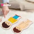 BEIBEI Educational Toys Early Learning Toys Multi-Layer Wooden Human Body Puzzle Boys Girls Parent-child Interaction Body Structure Puzzle Learning Toys Panel Toy Educational Anatomy Jigsaw Cognitive Teaching Aids. 
