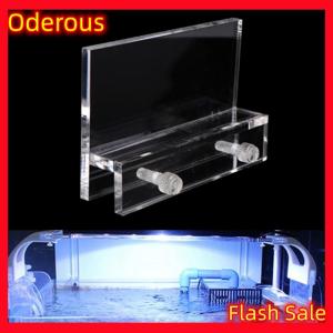 Oderous 1pc Aquarium Clear Fish Tank LED Light Holder Lamp Fixtures Support Stand