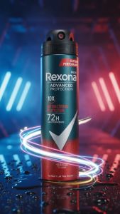 Rexona Men Advanced Protection 10X Antibacterial 72H Deodorant Spray 200ml MotionSense 0 Alcohol