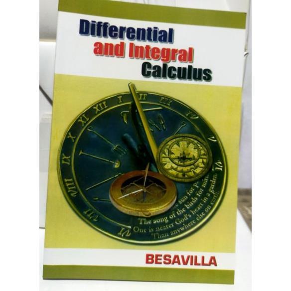 Differential integral calculus(Besavilla) Lazada PH
