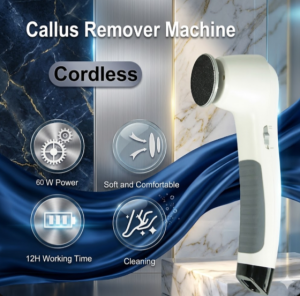 Electric Callus Remover Feet Cordless Foot File Pedicure Tool Waterproof Dead Skin & Callus Shaver