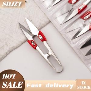 SDJZT 3 6pcs U Thread Scissors Stainless Steel Yarn Shears Cutting Sewing Scissors Cross Stitch Scissors Embroidery Shears Clippers