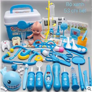 Bộ Đồ Chơi Bác Sĩ 53 Chi Tiết Dụng Cụ Y Tế Cho Bé Khám Bệnh Loại Cao Cấp Nhất - Đồ Chơi Cho Bé Đồ Chơi Trẻ Em