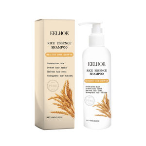 EELHOE  Syampu Beras   Bahan Lembut Syampu Beras Beras Licin Melembapkan Melembapkan Licin