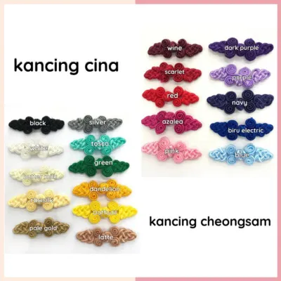 6 PASANG - KANCING CINA /KANCING CHEONGSAM / KANCING SANGHAI