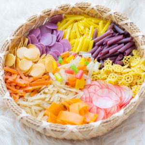 Prawn cracker fried to satisfy the craving without adding multicolored mix 100g500g1000g  虾片